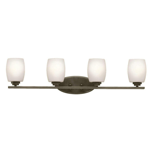 Eileen 4-Light 34′′ Bathroom Vanity Light in Brushed Nickel