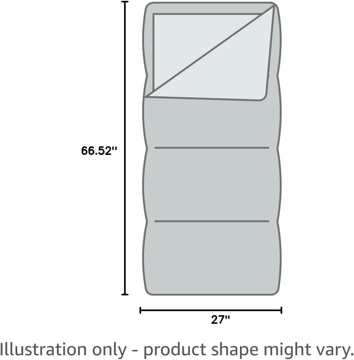 Wearable Sleeping Bag Long Puffer Jacket Stadium Sack Camping Sports Stadiums Poncho Blanket