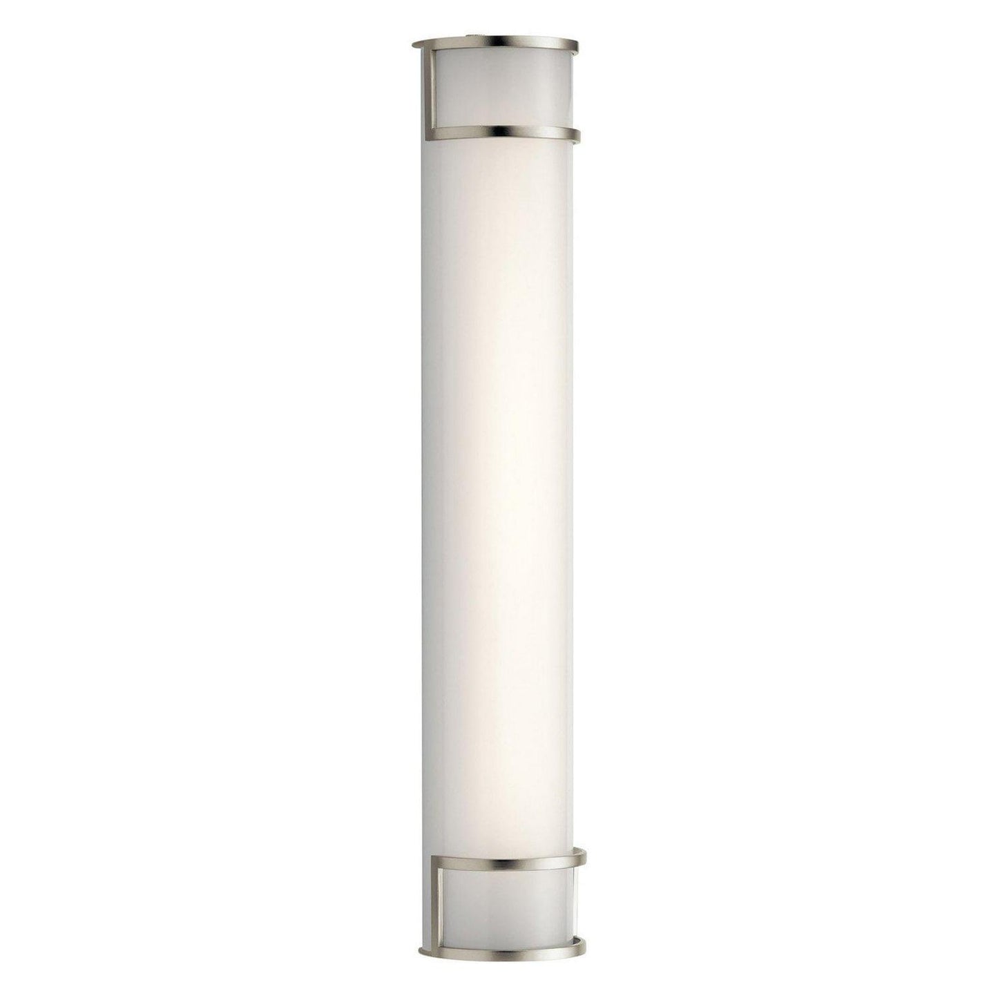 1 Light Linear Bath Vanity Approved For Damp Locations With Transitional Inspirations 4.5 Inches Tall By 24.75 Inches Wide Kichler Lighting 11142Niled