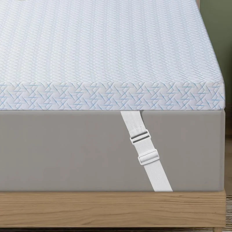 3 Inch Mattress Topper Twin - Cool Gel Memory Foam Mattress Topper, Extra Firm Bed Topper,