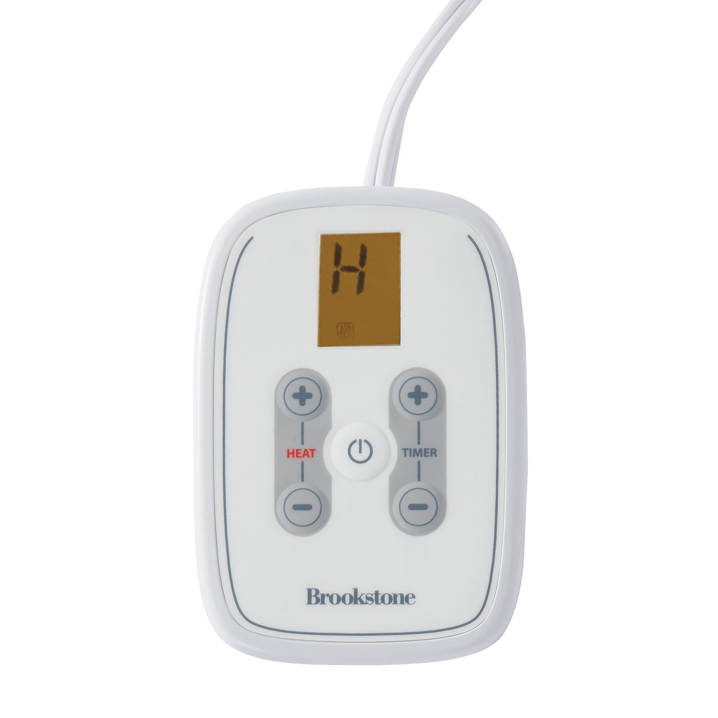 Brookstone Quilted-Comfort Cotton Heated Mattress Pad