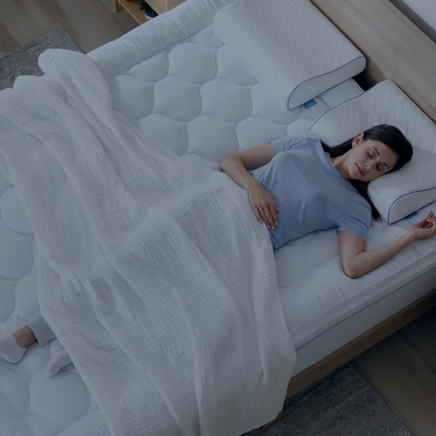Serenity by Tempur-Pedic 2+1 Pillowtop Mattress Topper