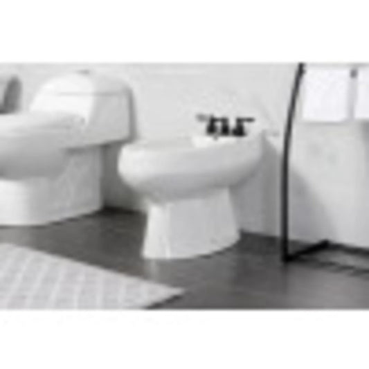 Kingston Brass KB320KL Knight Three-Handle Bidet Faucet, Matte Black