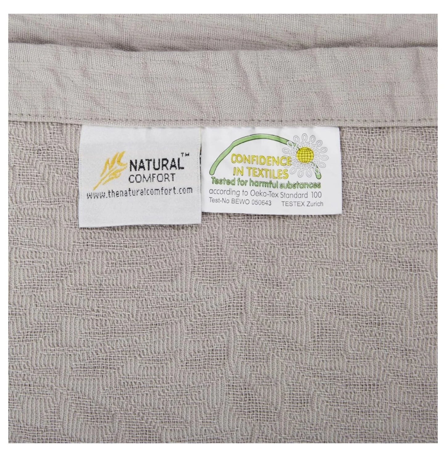 Matelass Blanket Coverlet, Queen, Grid/White