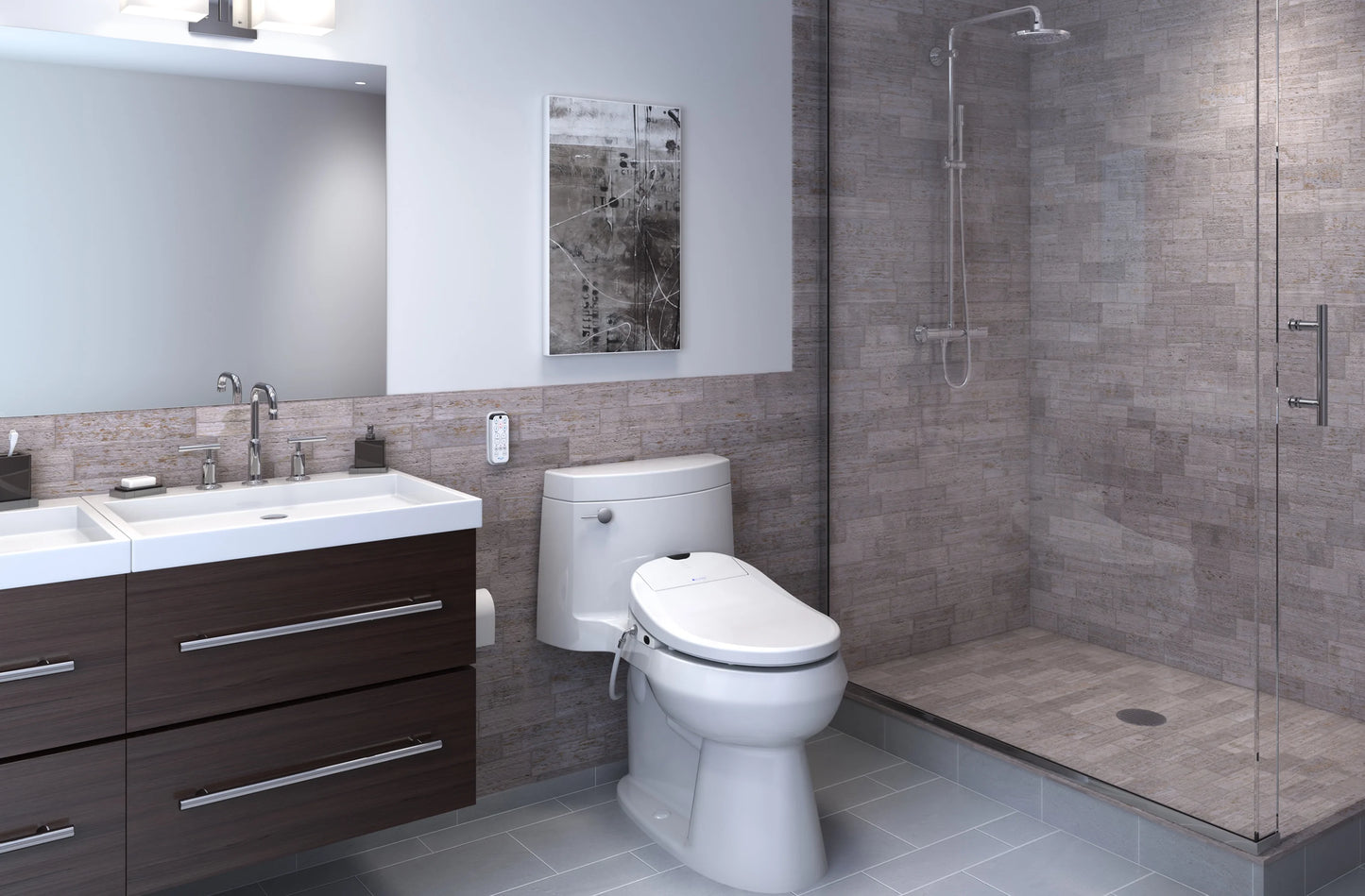 Brondell Swash 1000 Advanced Bidet Toilet Seat, White