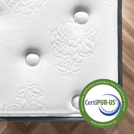 Zinus Comfort Support 10" Hybrid Mattress, Cooling Gel Memory Foam Pocket Spring, Queen