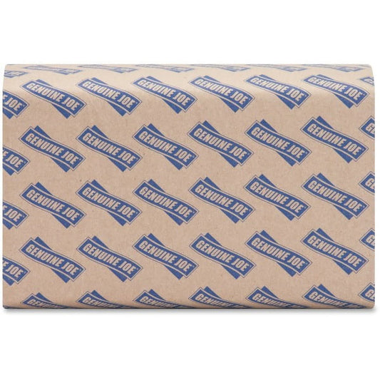 Genuine Joe Multi-Fold Natural Paper Towels, 250 Count, (Pack of 16)
