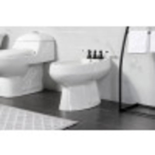 Kingston Brass KB320PL Victorian Three-Handle Bidet Faucet, Matte Black
