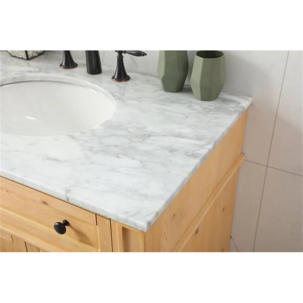 Elegant Kitchen and Bath 36 Inch Single Bathroom Vanity In Natural Wood