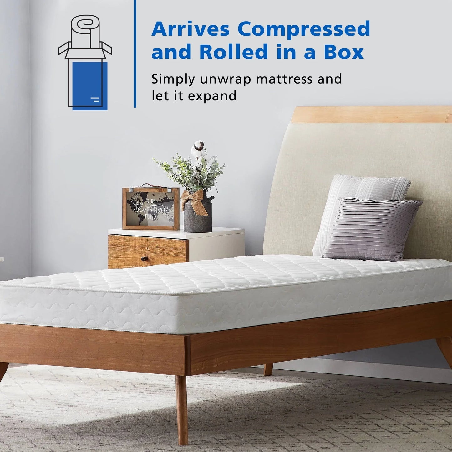 Mainstays 6" Innerspring Coil Mattress, Twin