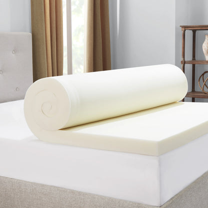Sleep Studio 4" Breathable Memory Foam Mattress Topper, Full