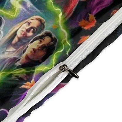 Hocus Pocus 3 Pieces Quilt Cover Set Soft Bedding Set 1 Duvet Cover + 2 Pillow Shams Home Bed Cover 86"x70"