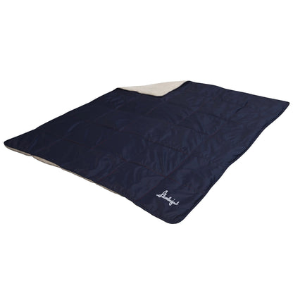 Slumberjack Elk Creek Insulated Indoor/Outdoor Blanket Quilt, Indigo, 60" L x 70" W