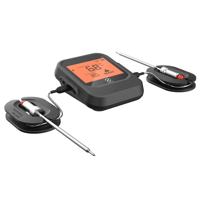 Z GRILLS Digital Wireless Meat Thermometer with 8 Probes for Smoker Grill BBQ Thermometer (Bluetooth)
