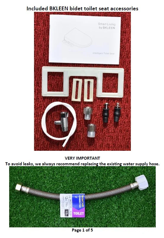 Electronic Bidet Toilet seat