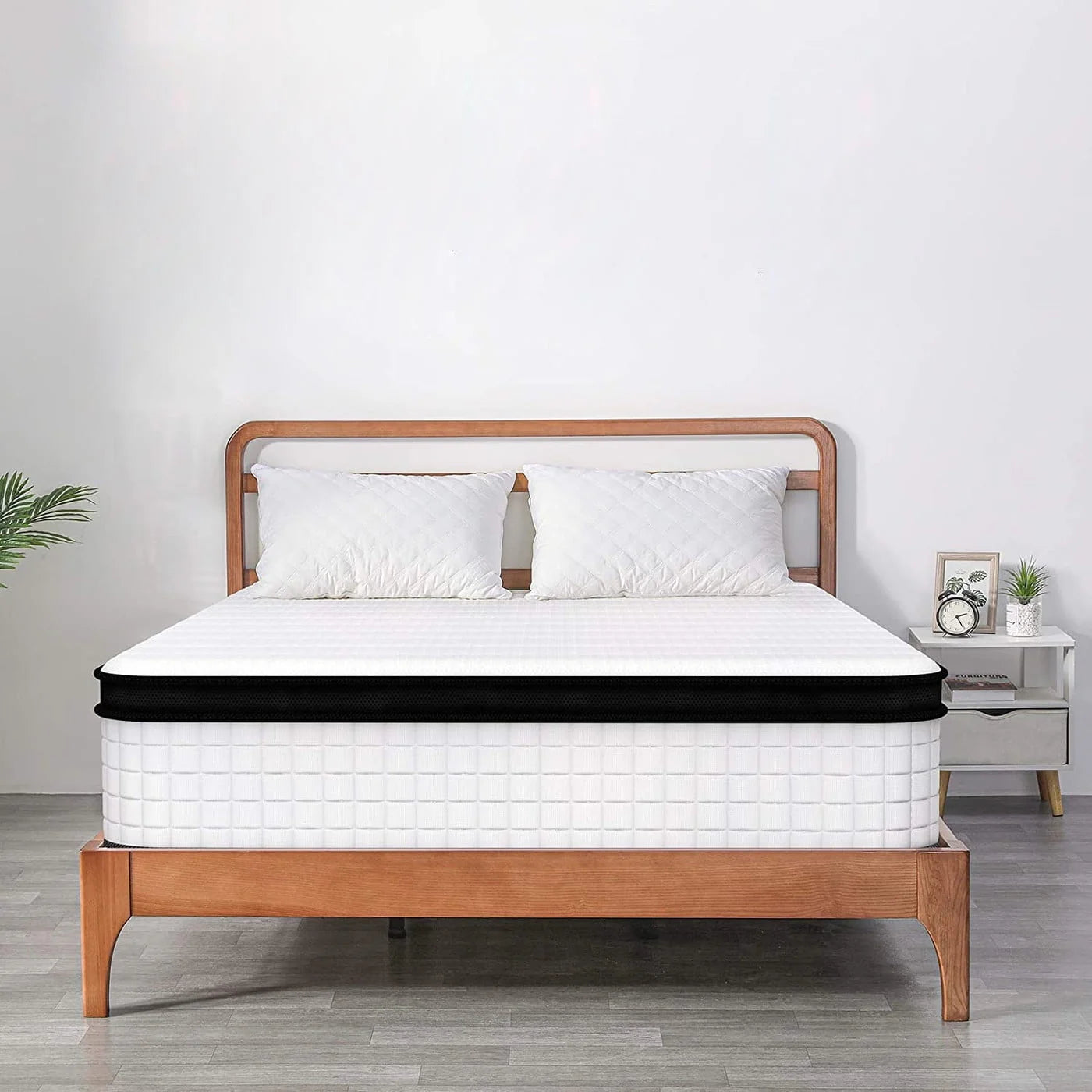 MUSSER 10 Inch Hybrid Mattress of Comfort Foam And Durable Springs Mattress Twin