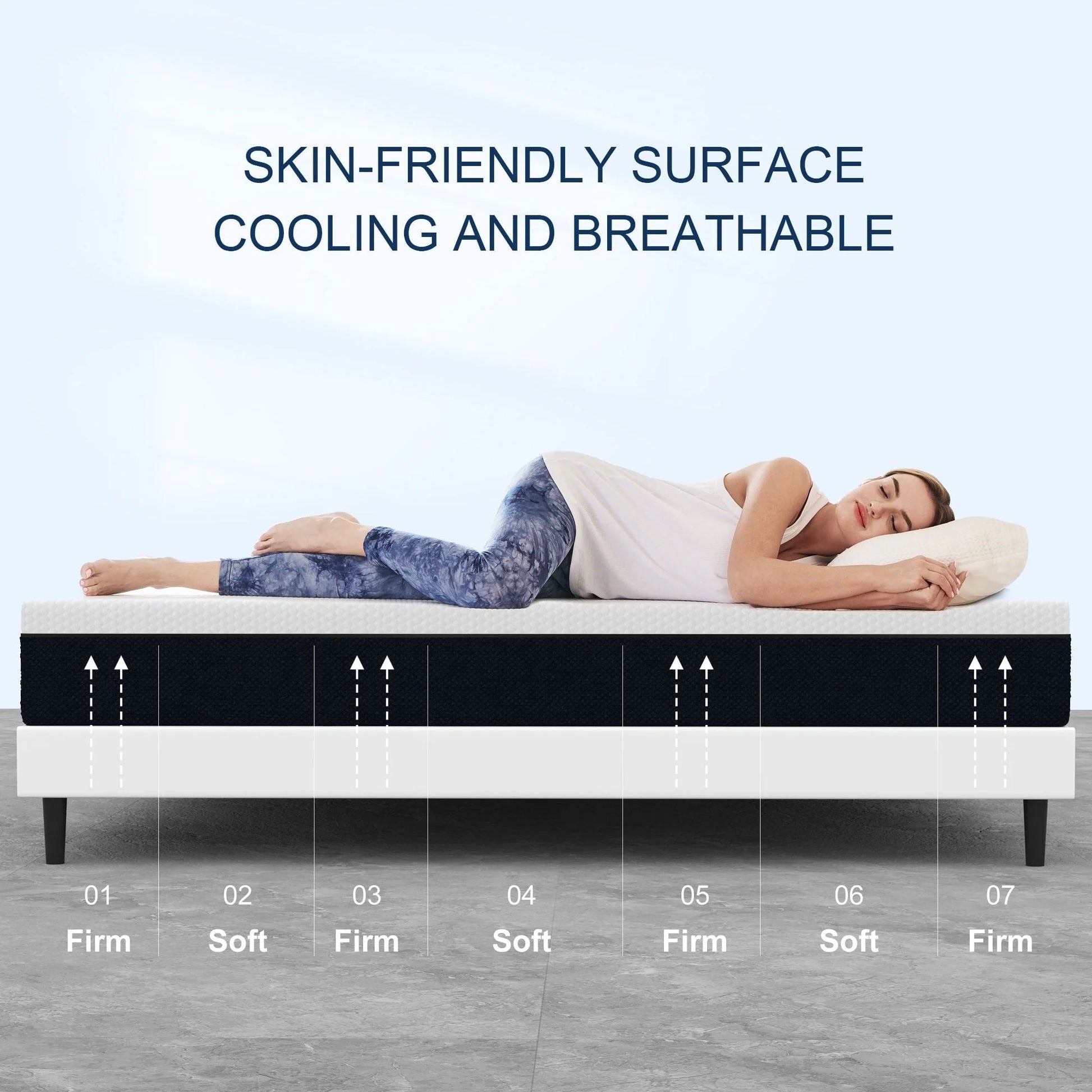 Queen Mattress, Madinog 10" Queen Size Memory Foam Mattress in a Box