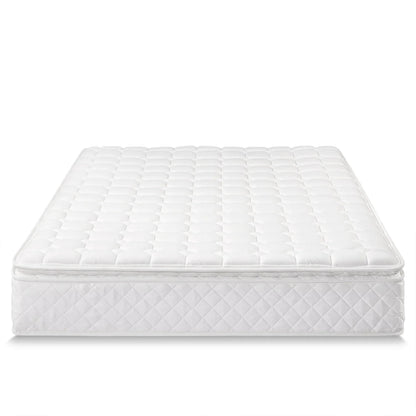 Zinus Dream Pillow Top 10" Hybrid of Comfort Foam and Pocket Spring Mattress, Full