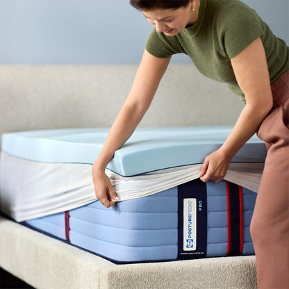 Sealy Posturepedic Zoned Memory Foam Mattress Topper