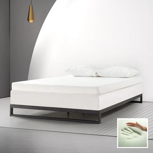 Zinus Spa Sensations 4" Memory Foam Mattress Topper with Theratouch, Queen