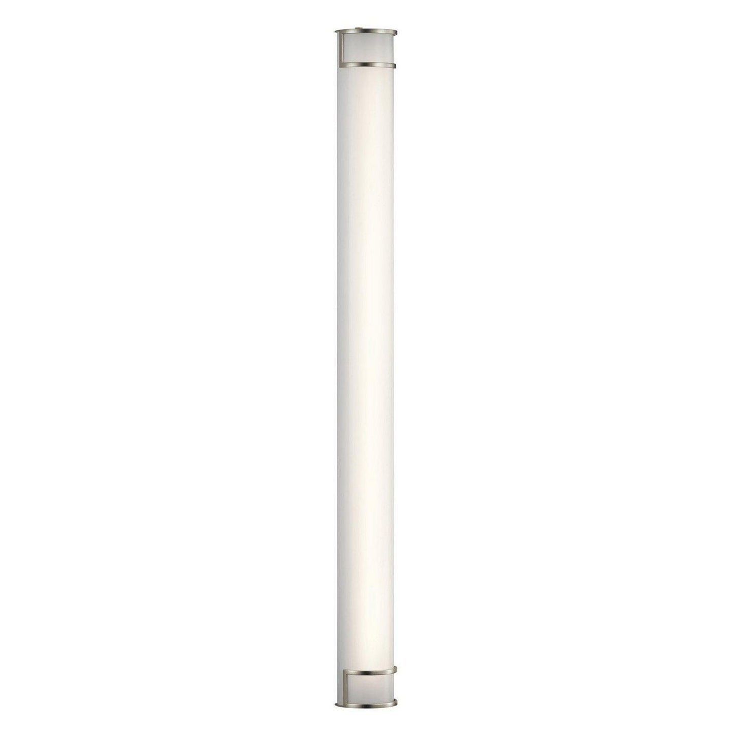 1 Light Linear Bath Vanity Approved For Damp Locations With Transitional Inspirations 4.5 Inches Tall By 24.75 Inches Wide Kichler Lighting 11142Niled