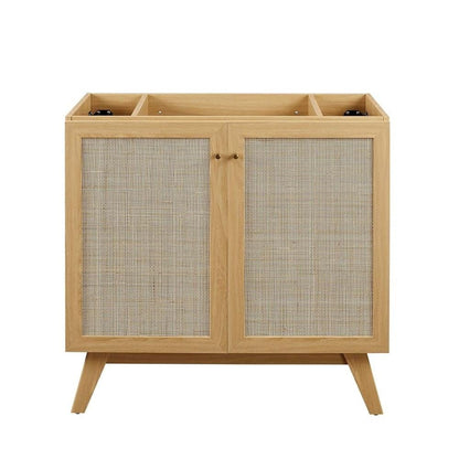 Modway Soma 36°?Bathroom Vanity Cabinet (Sink Basin Not Included) in Walnut