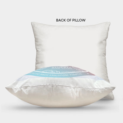 Stupell Industries Busy Ski Slopes Lift Winter Sports Scenery Design by Ashley Singleton Throw Pillow