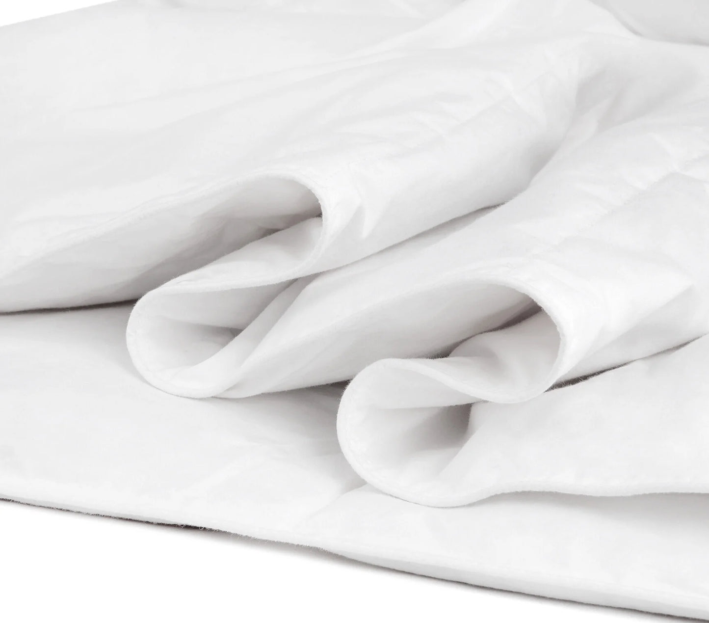 Organic Club Queen Cotton Duvet with Feather and Duck Down Filling 100% Cotton Cover Comforter All-Season Bedding Queen Size 87x87" (220x220 cm), Machine Washable, White