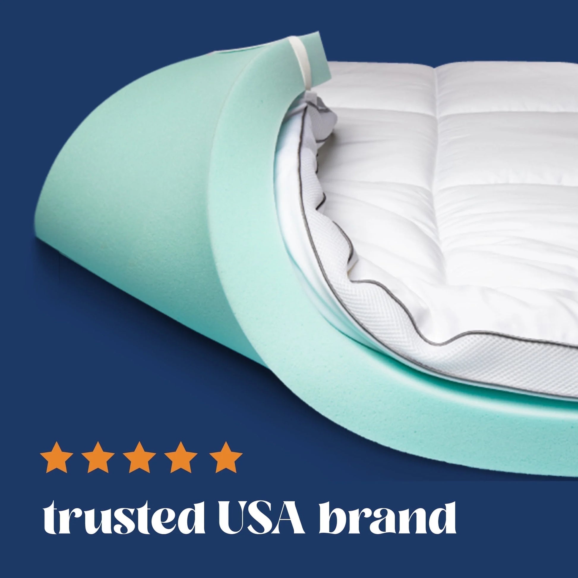 Viscosoft Hybrid Lux Dual Layer Mattress Topper - Twin Size - 4 Inch - CertiPUR-US Certified Gel Memory Foam
