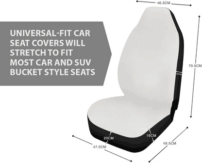 FKELYI Horse Car Seat Covers Front Only,Comfortable Auto Interior Seat Covers Full Set of 2,Washable Saddle Blanket Front Seat Cushion Covers for Women Men,Universal for Cars SUVs