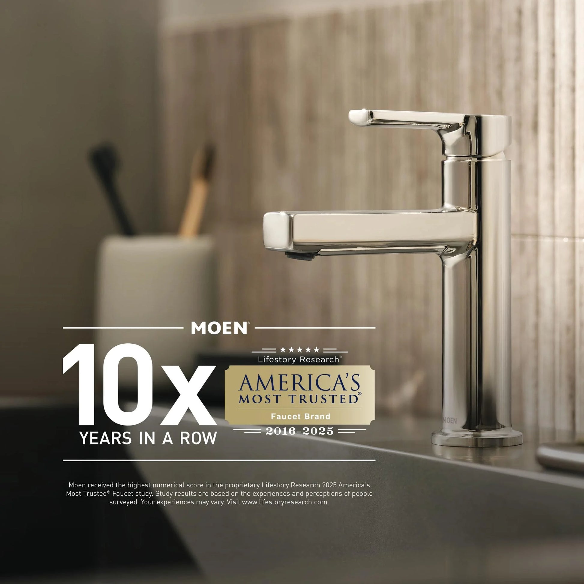 MOEN Flara 8 in. Widespread 2-Handle Bathroom Faucet Trim Kit with Drain Assembly in Polished Nickel
