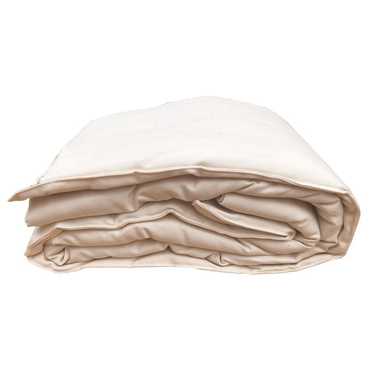 Organic Cotton EcoWool Filled Comfort Mattress Pad - Twin 38 x 75 x 1.5"
