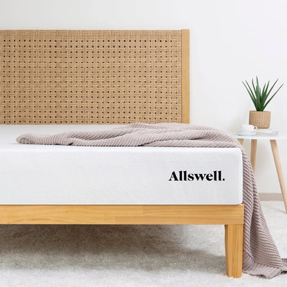 The Allswell X 10°?Hybrid of Memory Foam and Coils Mattress With Antimicrobial Treated Cover, Queen
