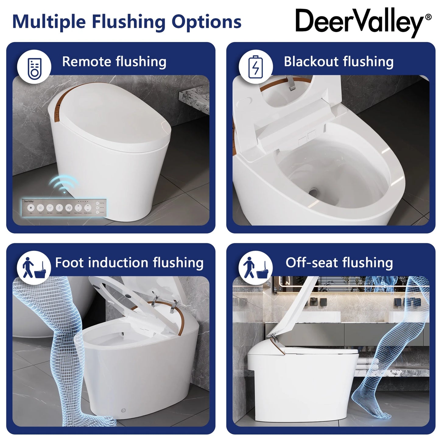 Tankless Elongated Smart Toilet Bidet 1.1/1.45 GPF in White with Auto Flush, Deodorization, Warm Water, Dryer