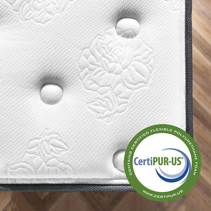 Zinus Comfort Support 10" Hybrid Mattress, Cooling Gel Memory Foam Pocket Spring, Queen