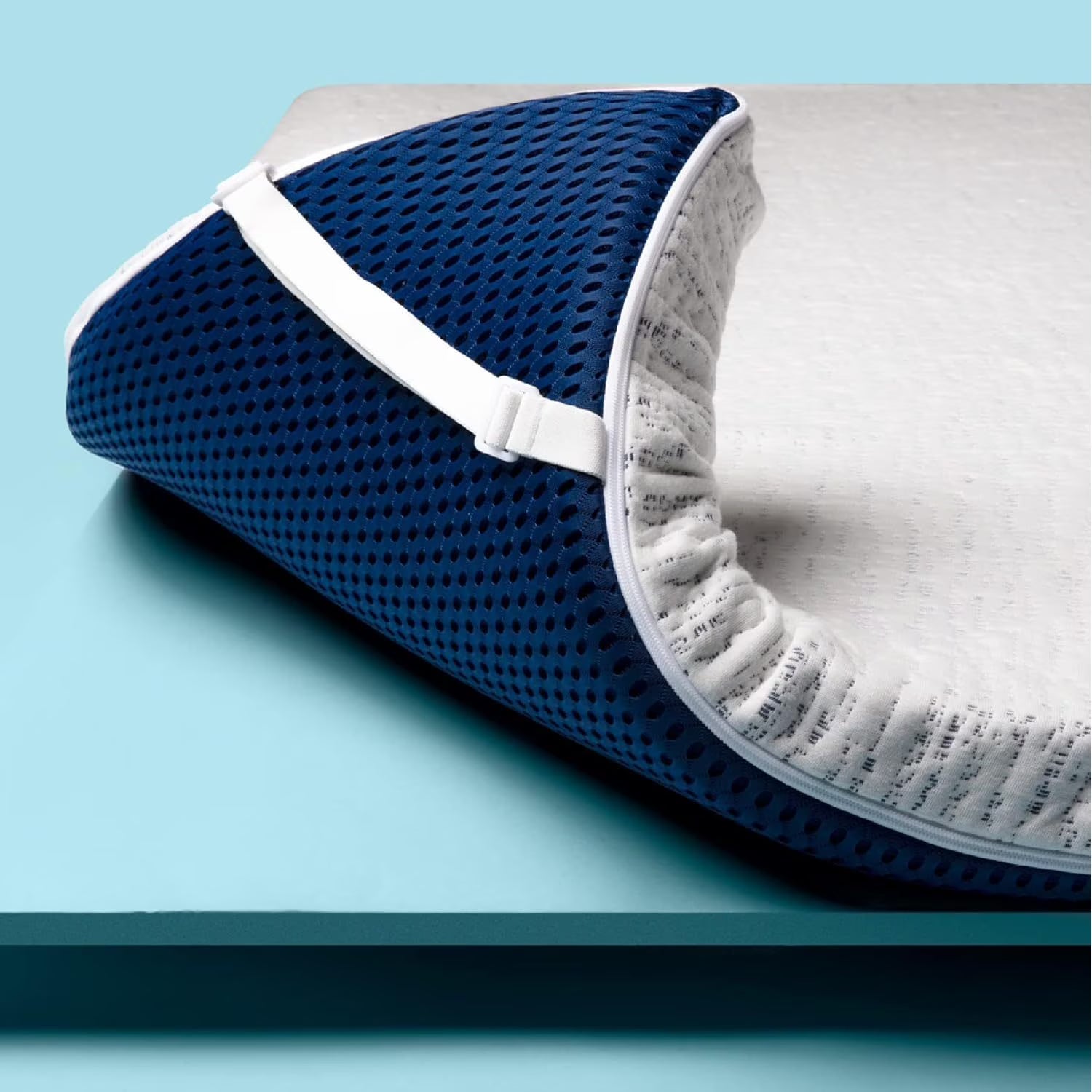 PYYP 3 Inch Memory Foam Mattress Topper Short Queen - Select High Density Ventilated RV/Camper Mattress Pad - Premium Removable Rayon Cover