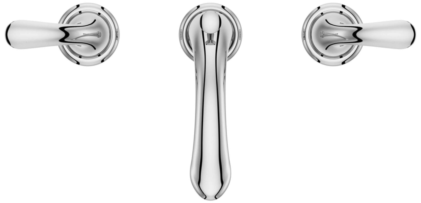 Pfirst Series 2-Handle 8" Widespread Bathroom Faucet in Brushed Nickel