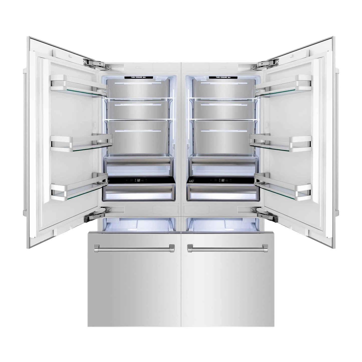 ZLINE KITCHEN AND BATH RBIVBS60 french door built in refrigerator