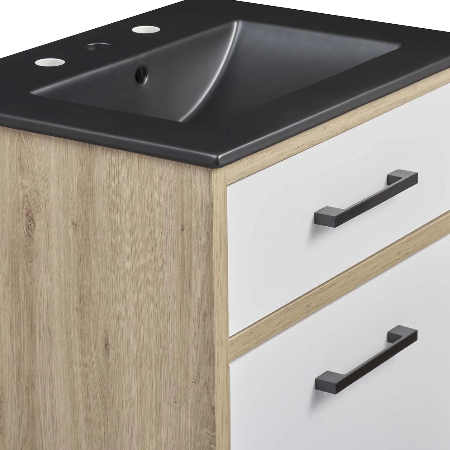 Modway Maverick 24" Bathroom Vanity in Black Oak