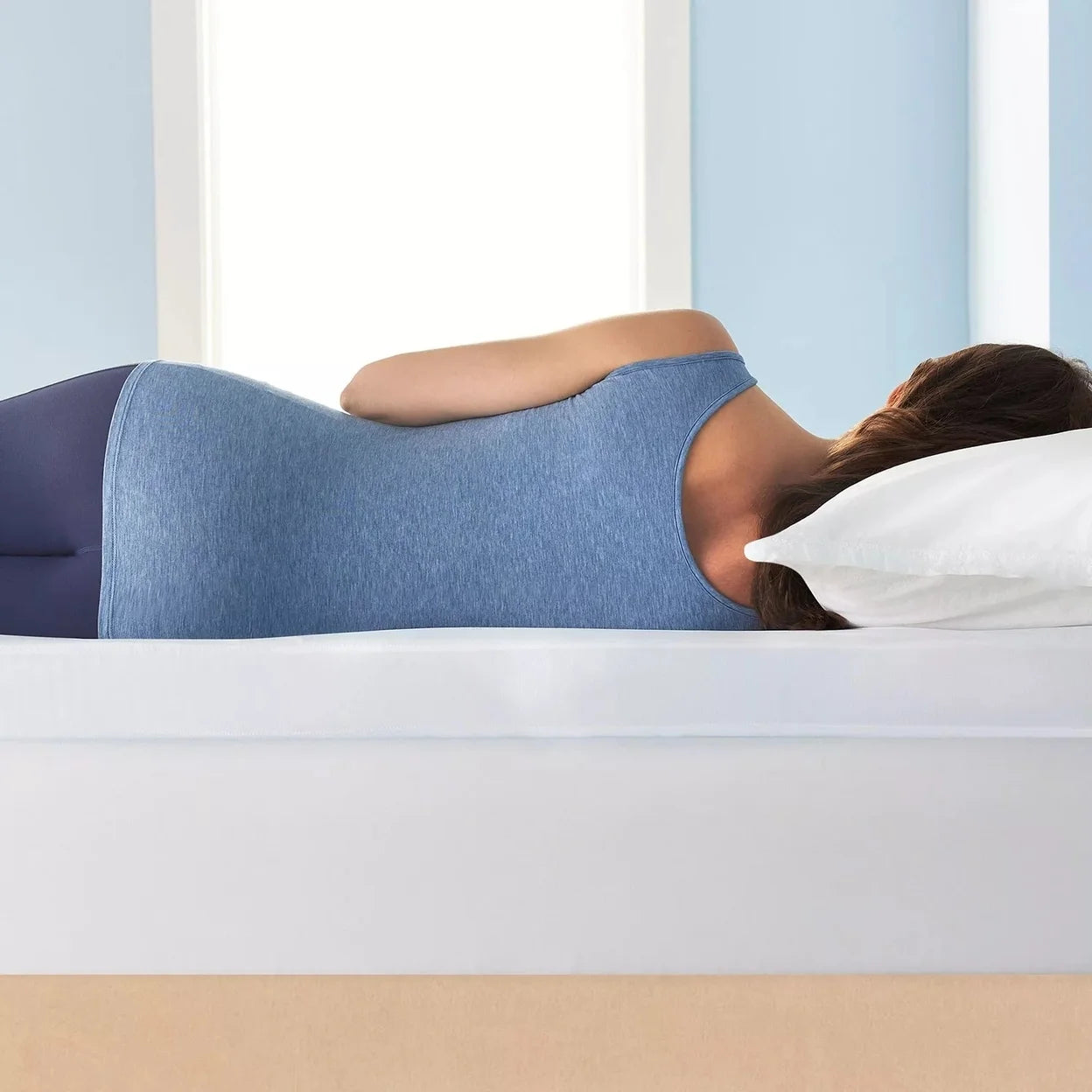 Serta 3" Cool Nights Gel Memory Foam Mattress Topper Queen