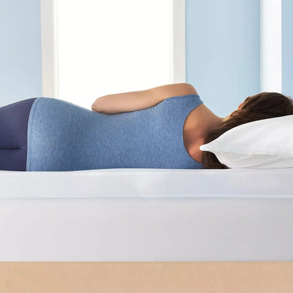 Serta 3" Cool Nights Gel Memory Foam Mattress Topper Queen