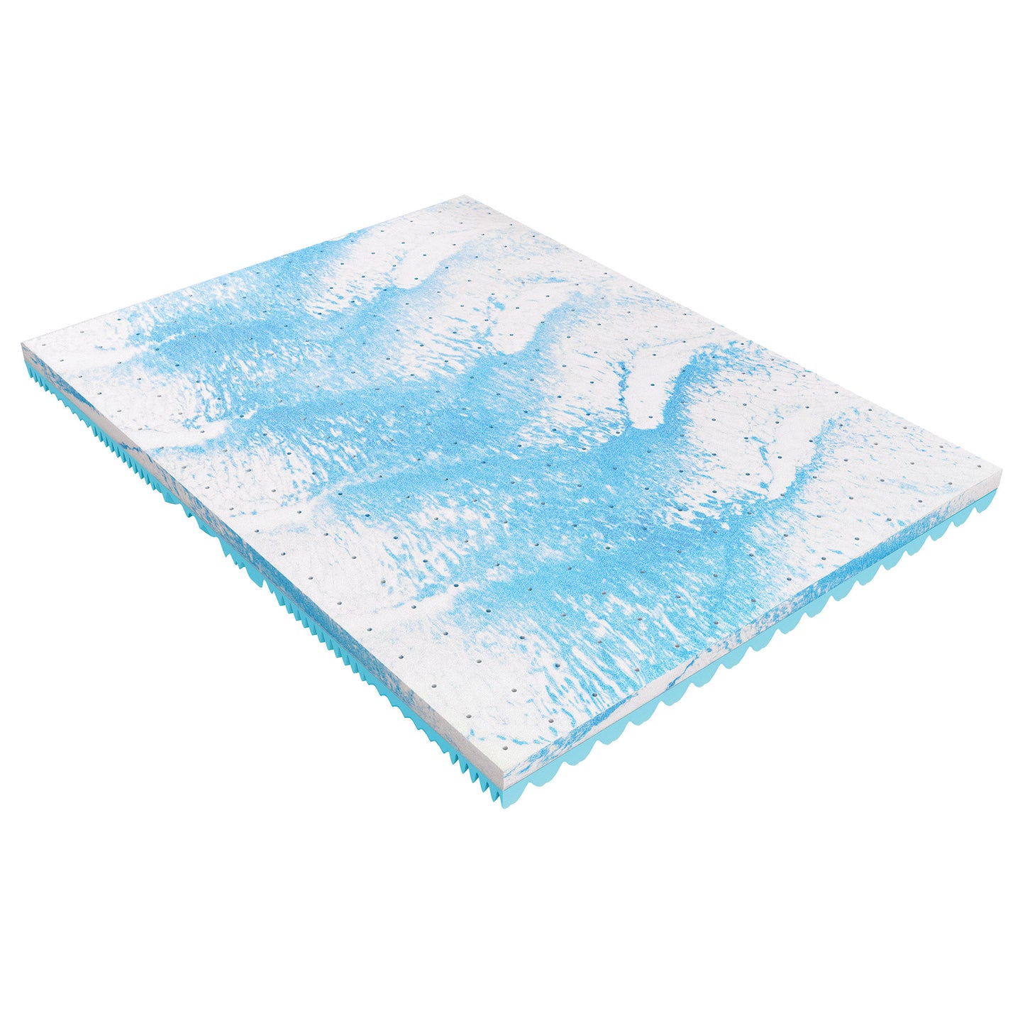 Boyd Sleep 4” Seven-Zone Cooling Gel & Copper Infused Memory Foam Mattress Topper