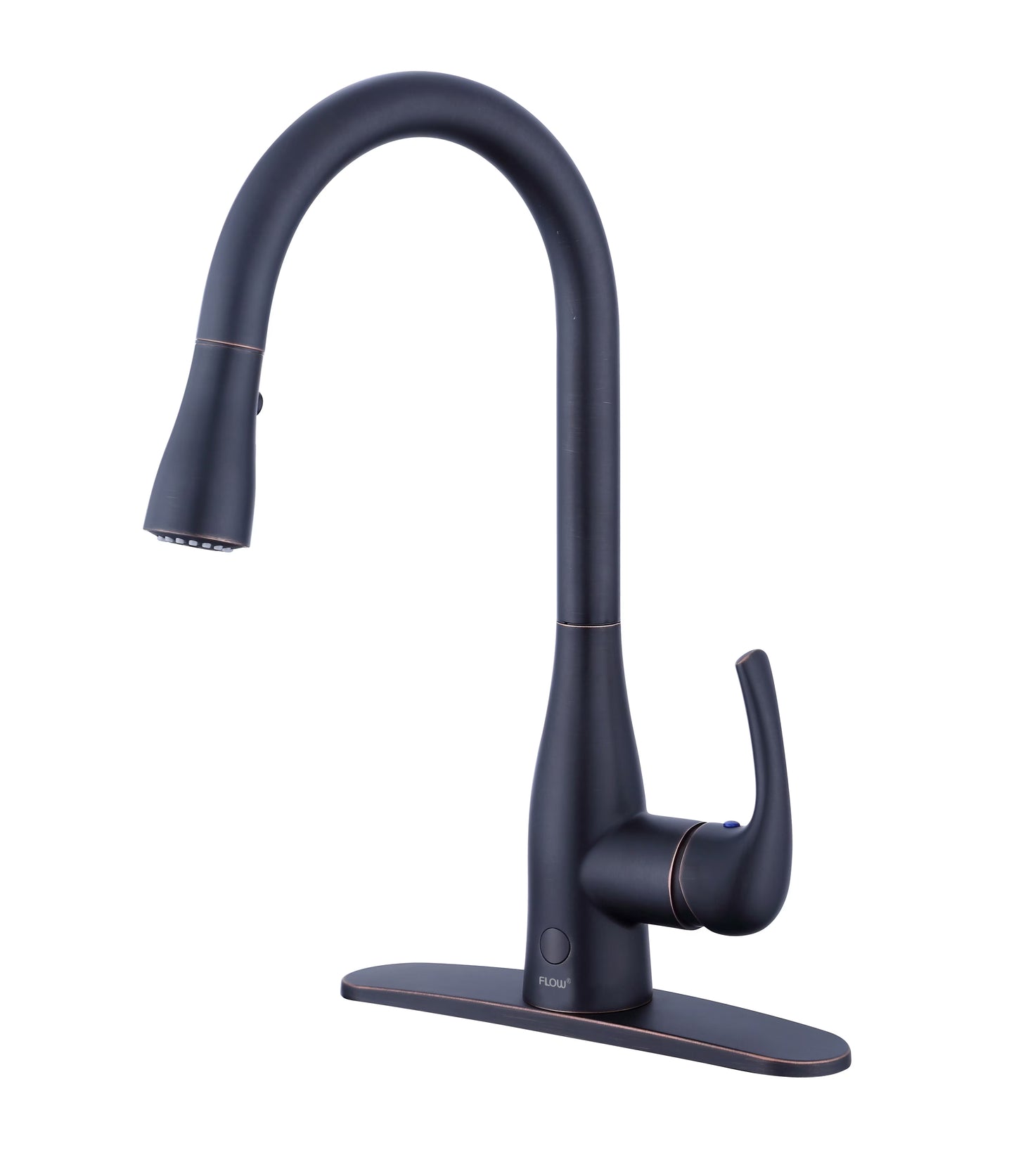 Bio Bidet FLOW Motion Touchless Kitchen Faucet in Brushed Nickel Finish