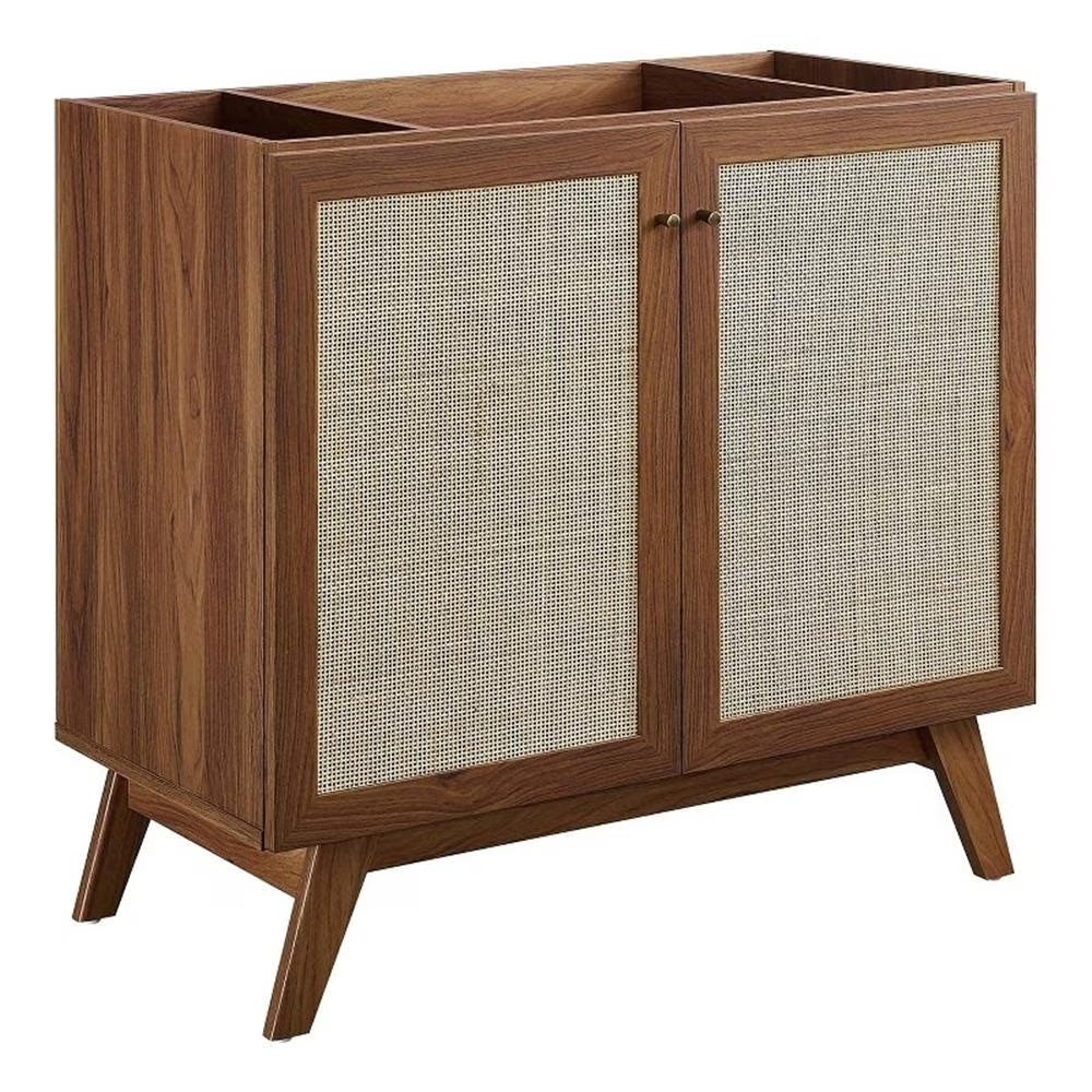 Modway Soma 36°?Bathroom Vanity Cabinet (Sink Basin Not Included) in Walnut