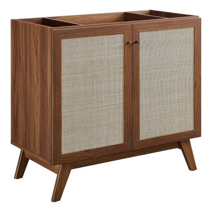 Modway Soma 36°?Bathroom Vanity Cabinet (Sink Basin Not Included) in Walnut