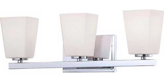 3 Light Transitional Bath Vanity In Transitional Style 7 Inches Tall By 20.75 Inches Wide Minka Lavery 6543-77