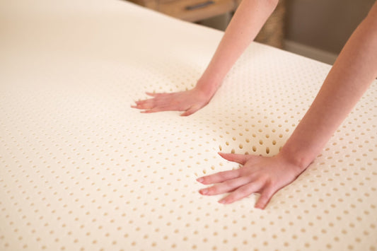 100% Natural Latex Mattress Topper - Medium - 3" Thick, Queen Mattress Topper