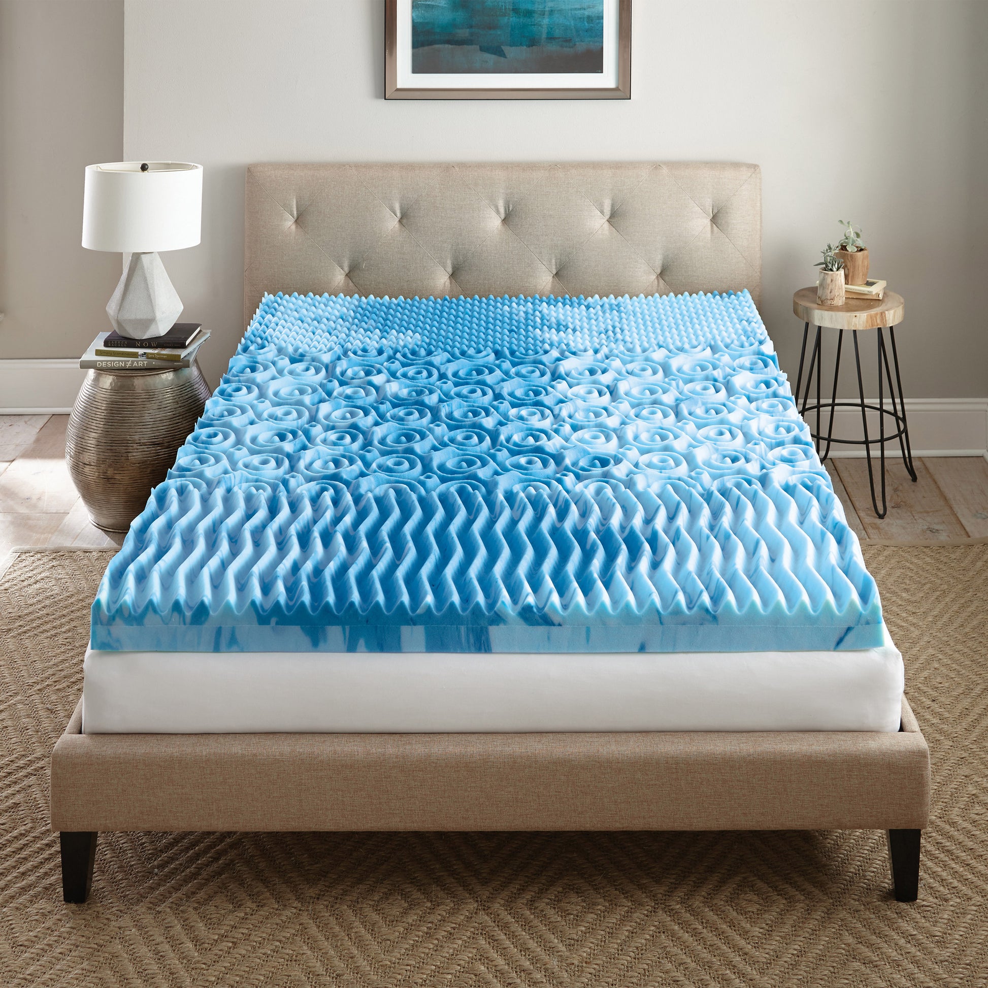 Boyd Sleep 3” Multi-Zone Cooling Gel Foam Mattress Topper