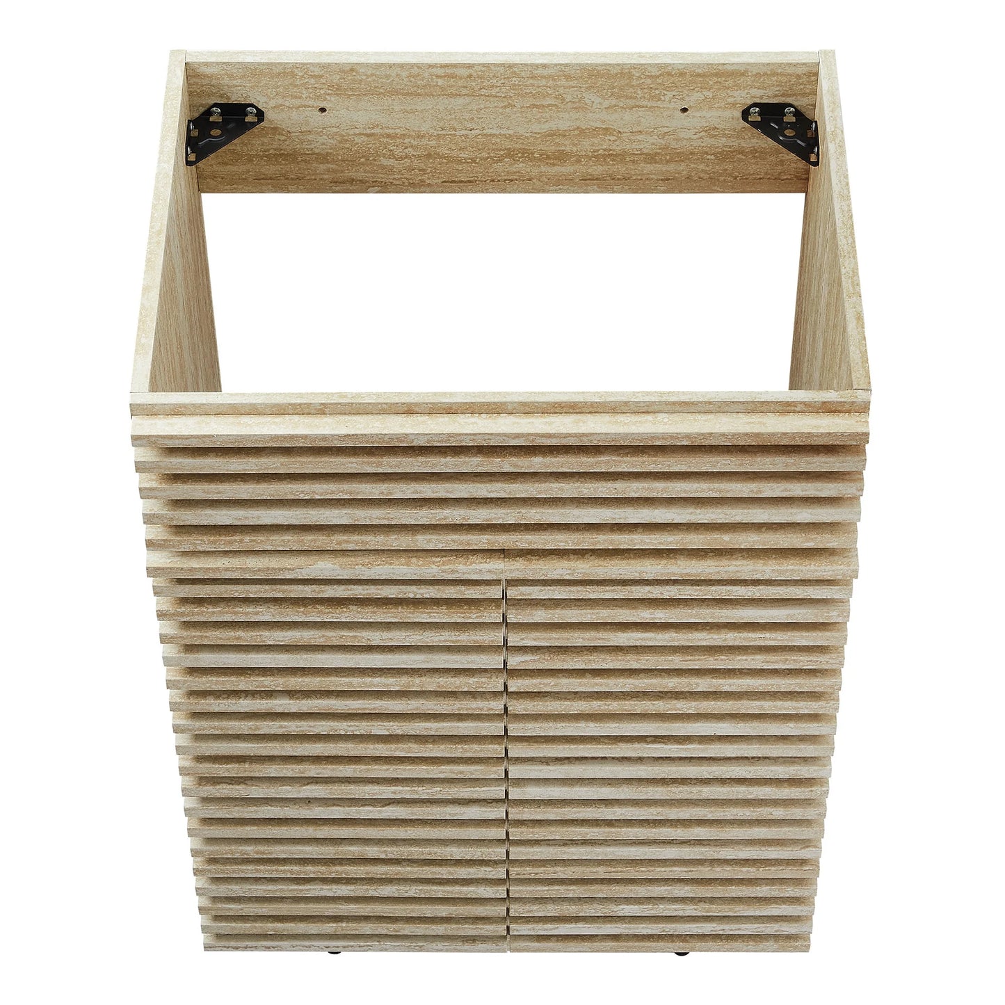 Modway Render 24" Faux Travertine Bathroom Vanity Cabinet (Sink Not Included) in Travertine