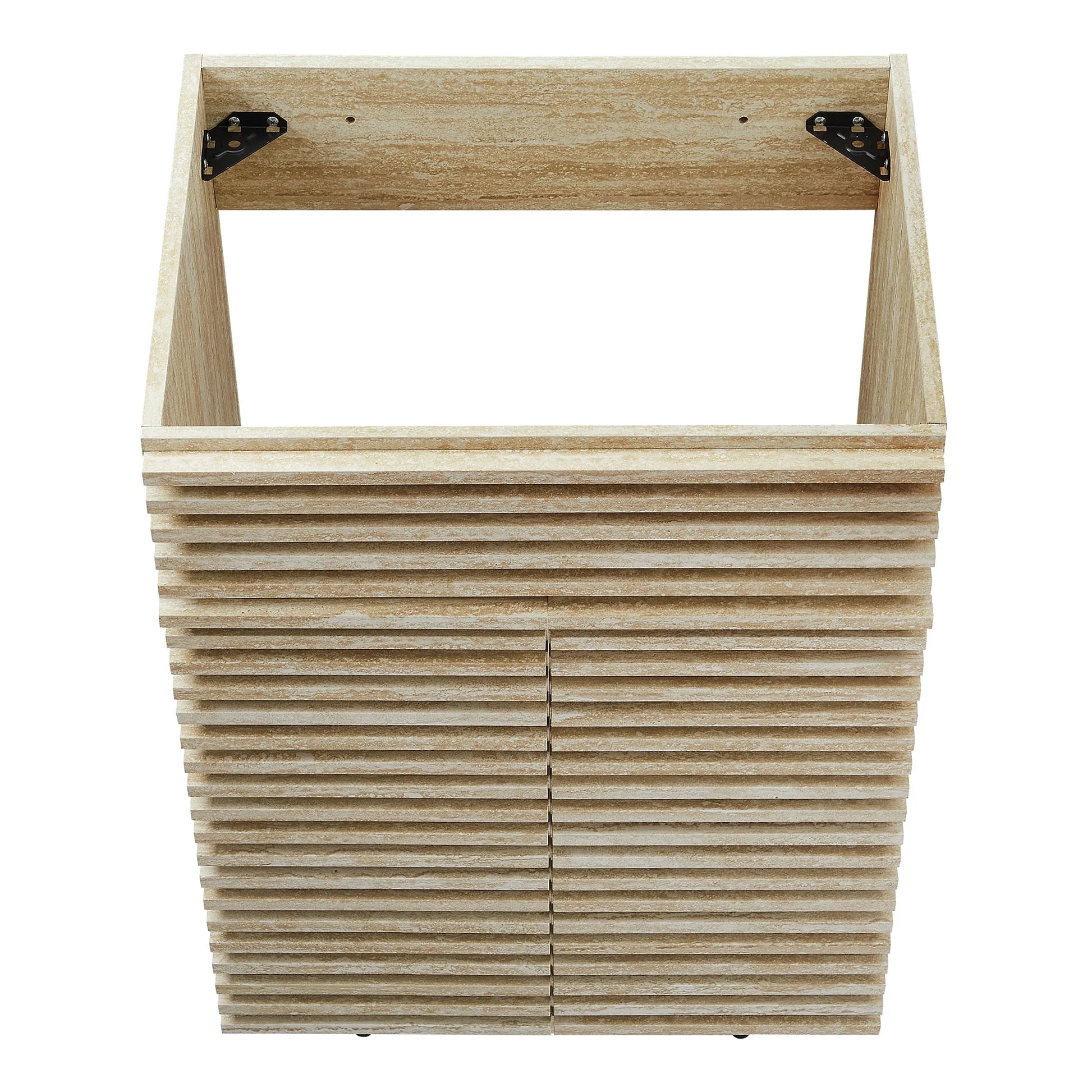 Modway Render 24" Faux Travertine Bathroom Vanity Cabinet (Sink Not Included) in Travertine